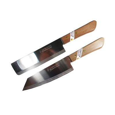 2 Kiwi Brand 172 Cutlery Steak Wood Blade