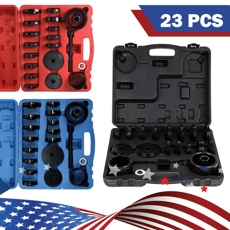 23pcs Fwd Front Wheel Bearing Press Kit Removal Adapter Puller Pulley