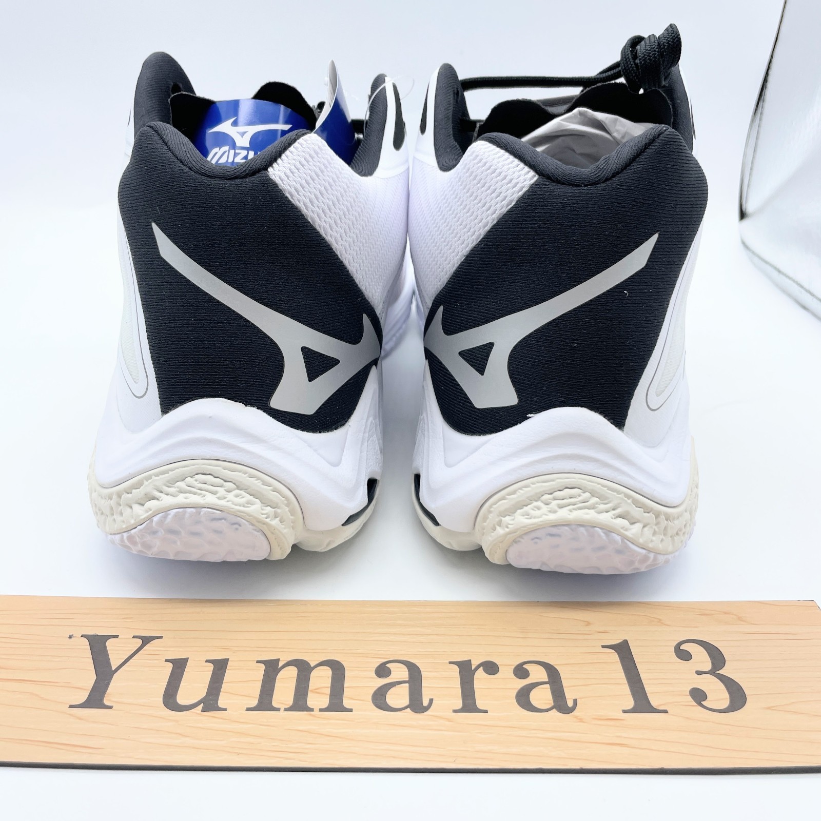Mizuno Wave Lightning Z8 MID White Black V1GA240551 Men's Size | eBay