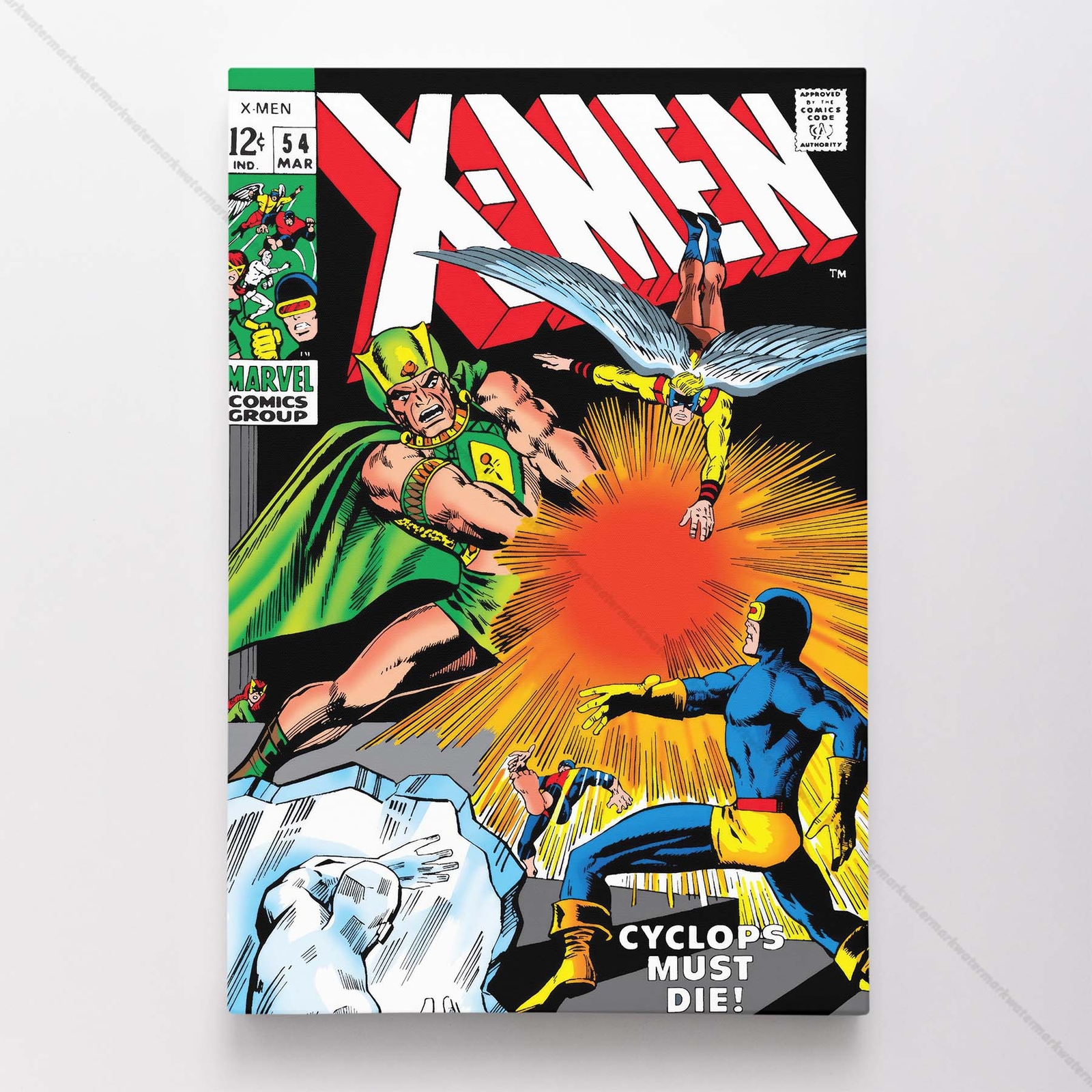 Uncanny X-Men Poster Canvas Vol 1 #54 Xmen Marvel Comic Book Art Print