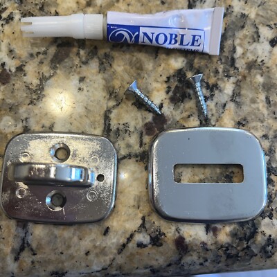 Desktop Anchor Plate for Computer Security Cable Lock ~ Screw & Adhesive