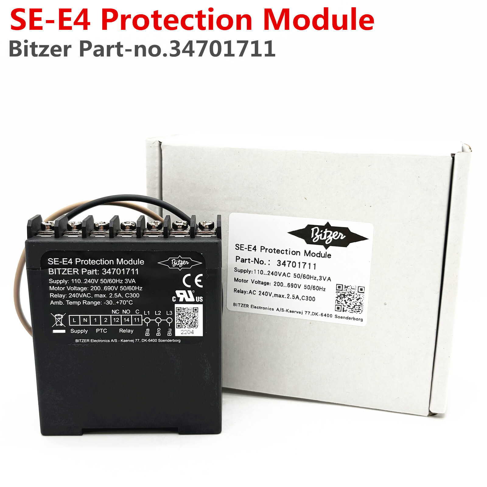 1pcs BITZER Motor Protection Module SE-E4 Bitzer Part-no