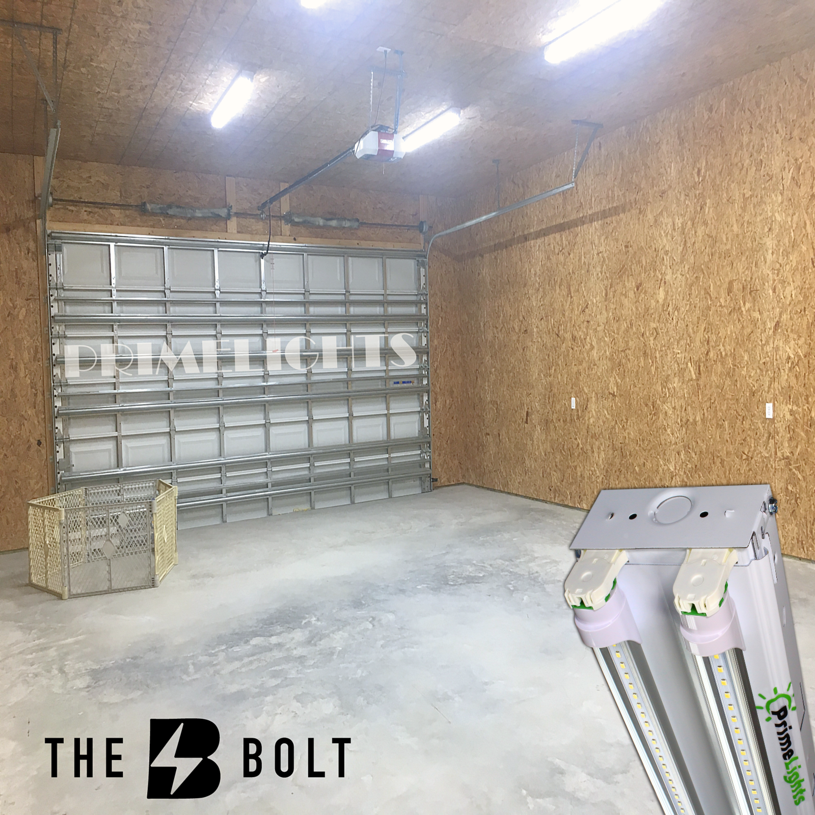 3 PACK LED SHOP LIGHT 5000K Daylight 4FT Fixture Utility Ceiling Light USA MADE!