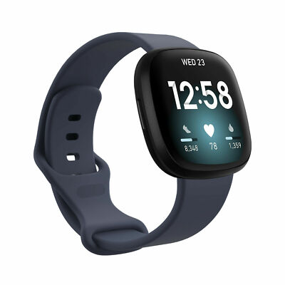 For Fitbit Sense 2 / Fitbit Versa 3 4 Watch Band Wrist Strap Silicone Sport Soft