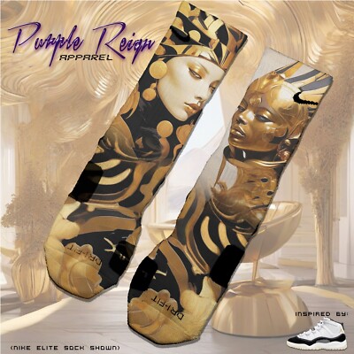 NIKE ''GRATITUDE ERA'' MATCHING Custom Nike Elite Socks JORDAN 11 DMP CT8012-170