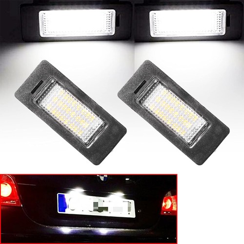 2x For BMW E39 M5 E70 X5 X6 E60 M5 E90 E92 M3 LED Rear Tag License Plate Light