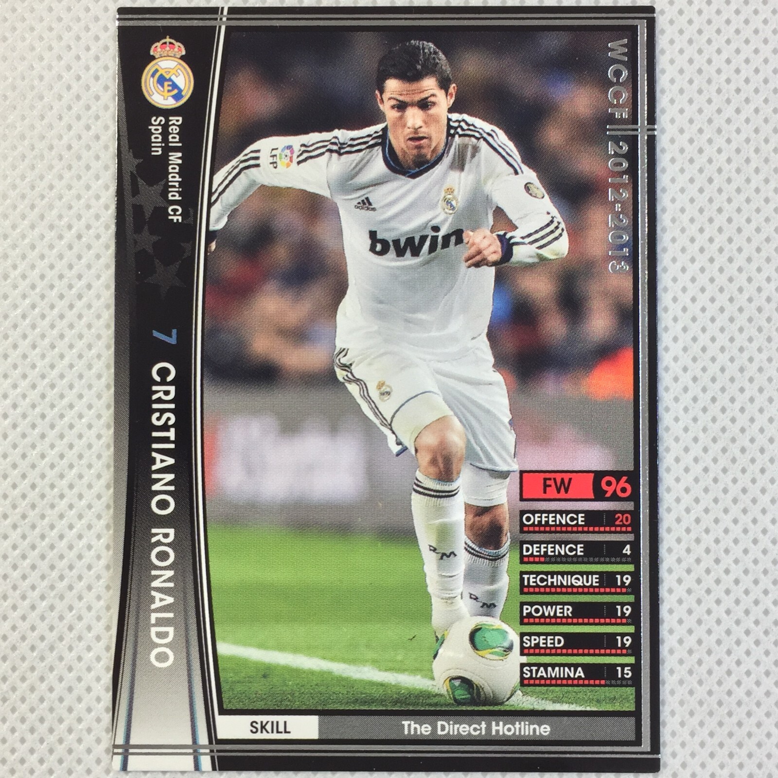 Panini WCCF 2012-13 Cristiano Ronaldo Real Madrid 367