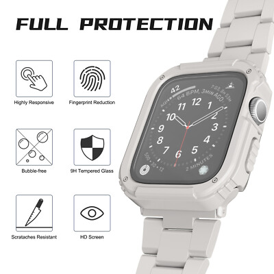 Full Cover Case Screen Protector For iWatch Apple Watch Ultra Series 9 8 7 6 SE