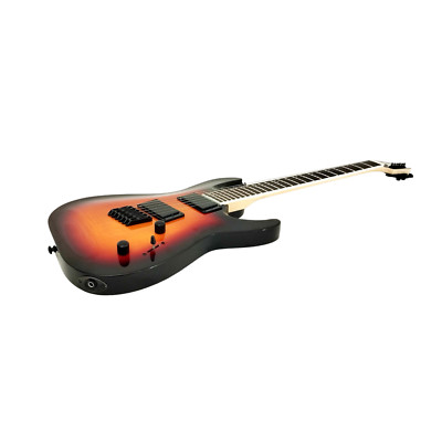 Haze 6FFTAM Trans Amber Fanned Fret 6 String Electric Guitar + Free Gig Bag
