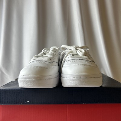 Reebok Womens Club C Double White Tennis Shoes Size 6