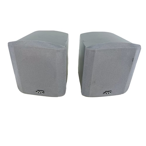 JVC Surround Sound 2 Speakers SP-THA25F Silver Gray | eBay