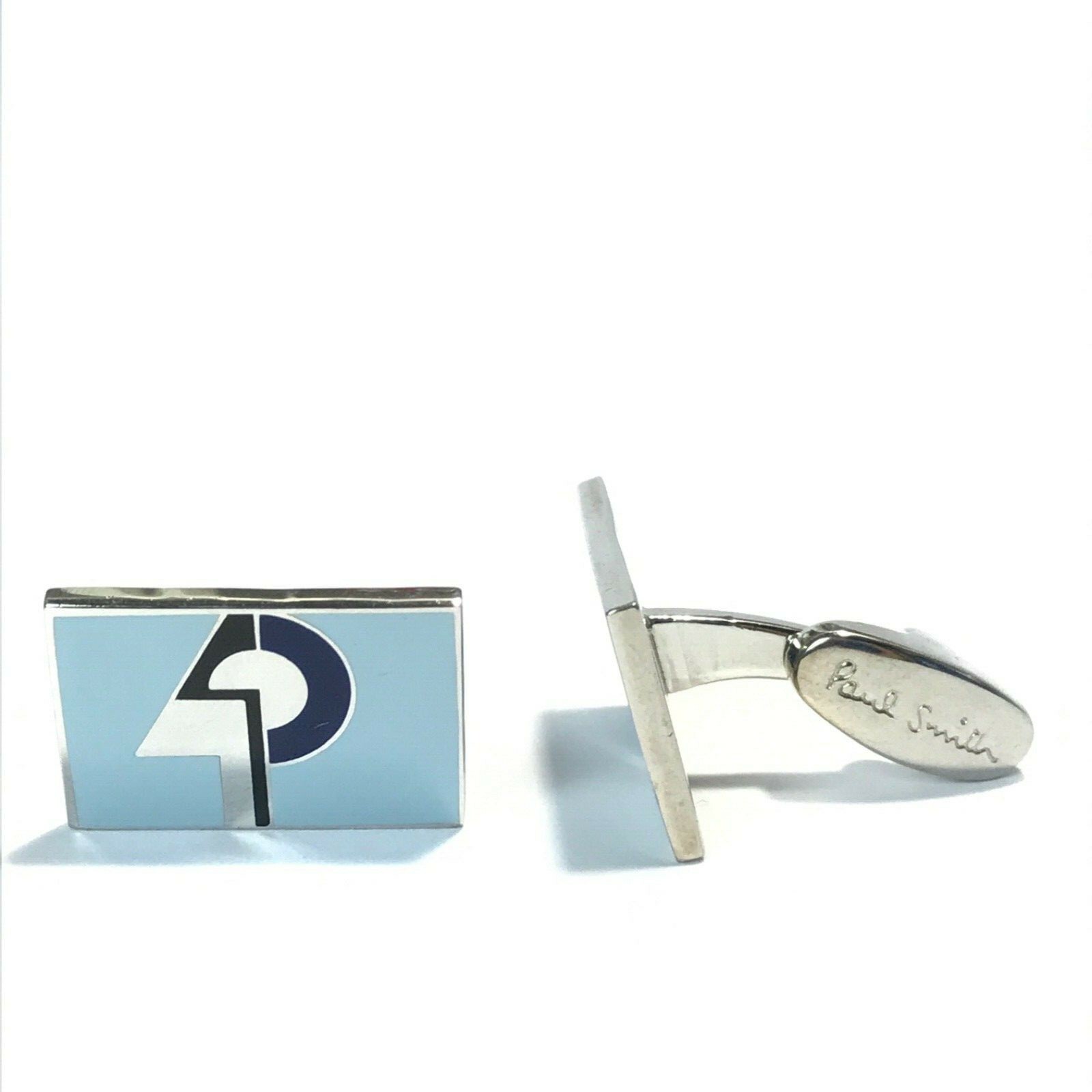 バングル PAUL SMITH Men Cufflinks Silver M1ACUFFPBUG 79 PAUL SMITH Silver-Tone Enamel Cufflinks for Men | MR PORTER