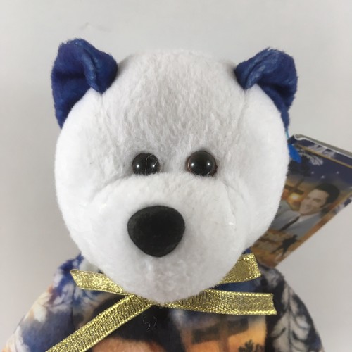 ELVIS PRESLEY Limited Treasures BEAR Plush Stuffed HOW GREAT THOU ART Gospel Tag
