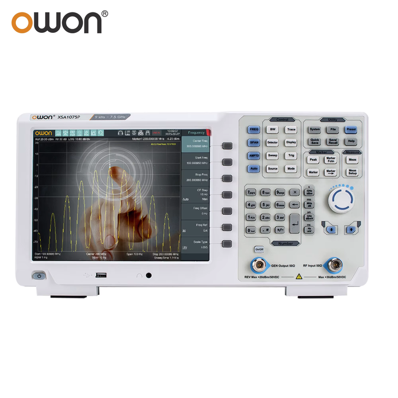 XSA1015P-TG XSA1032P-TG Spectrum Analyzer 9KHz-3.2GHz 1Hz Resolution Multi-touch