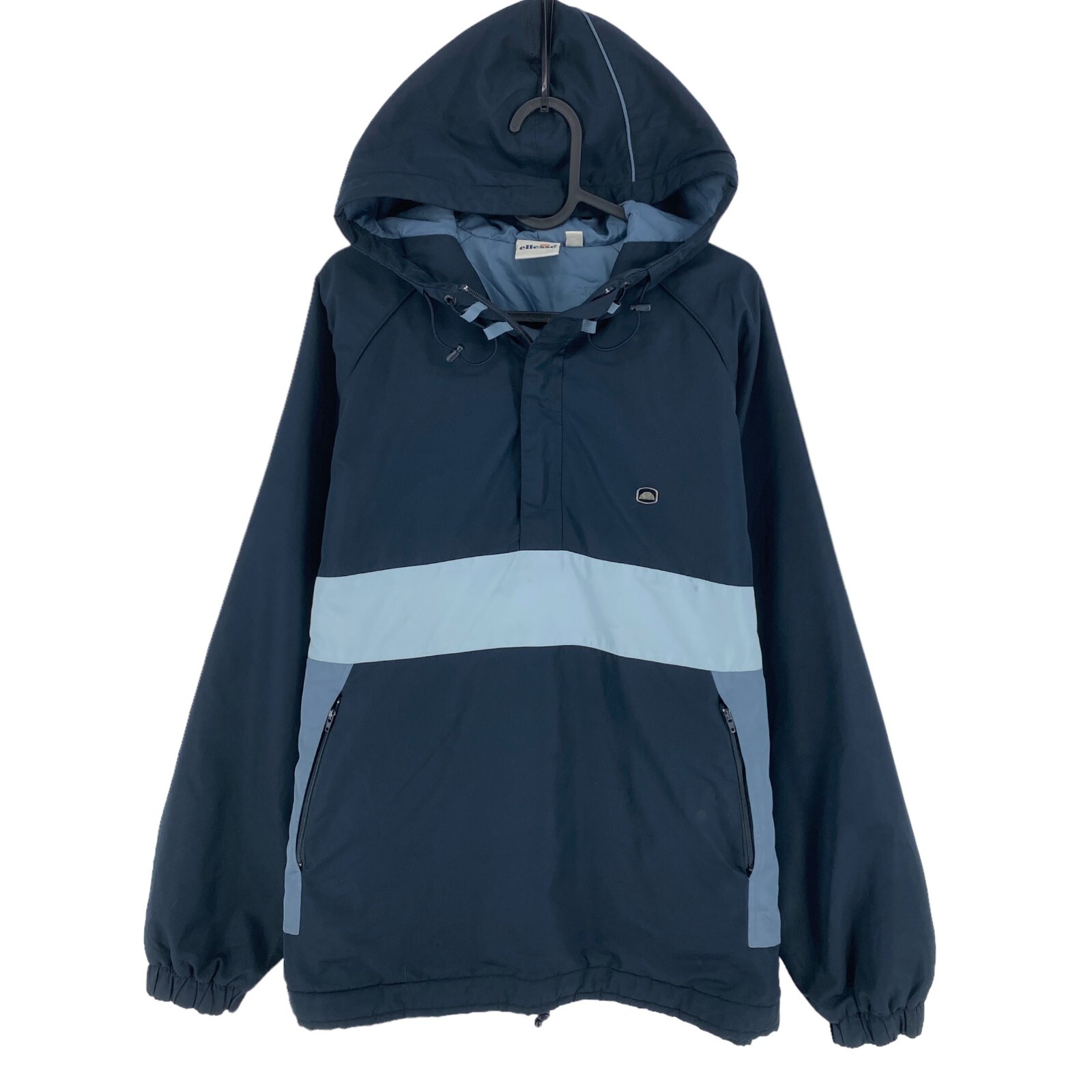 ellesse アノラックジャケット M ネイビー/オレンジ ellesse アノラックジャケット M ネイビー/オレンジ ellesse