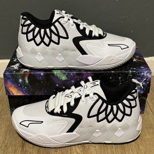 PUMA Lamelo Ball MB. 01 白黒ミスマッチ PUMA PUMA x LAMELO BALL MB.01 Rare Reserve Stripes Men's