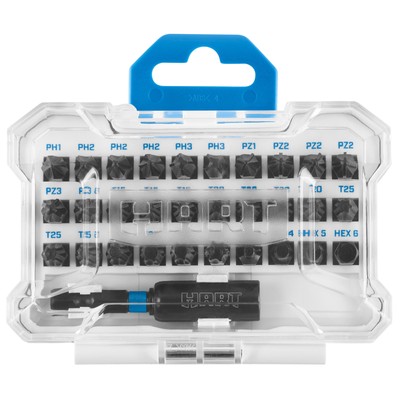 31-Pc Impact Driver Bit Set w/Case - Professional Grade Tools