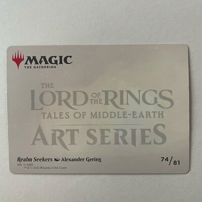 Magic the Gathering LoTR #74/81 Realm Seekers - Alexander Gering
