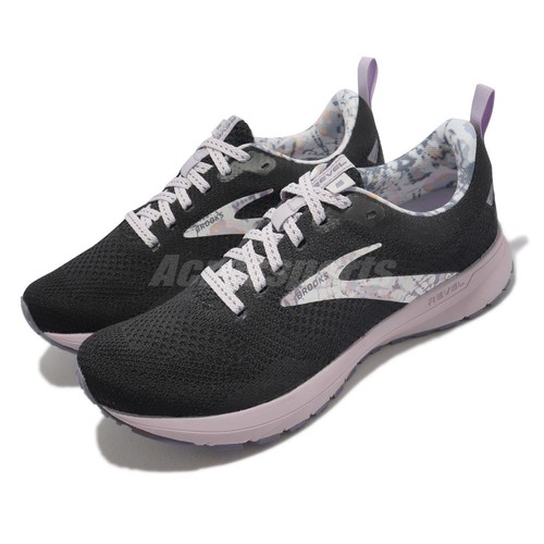 

Женские беговые кроссовки Brooks Revel 5 Delicate Dyes Edition Black Purple 1203611B-073, Черный, Revel 5