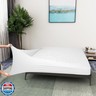 Box Spring Cover Queen Size - Jersey Knit and Stretchy Wrap Around 4 Sides Bed Skirt for Hotel and Home - Queen/Queen XL, White