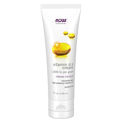 NOW FOODS Крем с витамином D-3 - 4 эт. унция