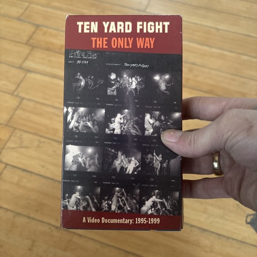 RARE HARDCORE TEN YARD FIGHT VHS Super Rare Schism,Straight