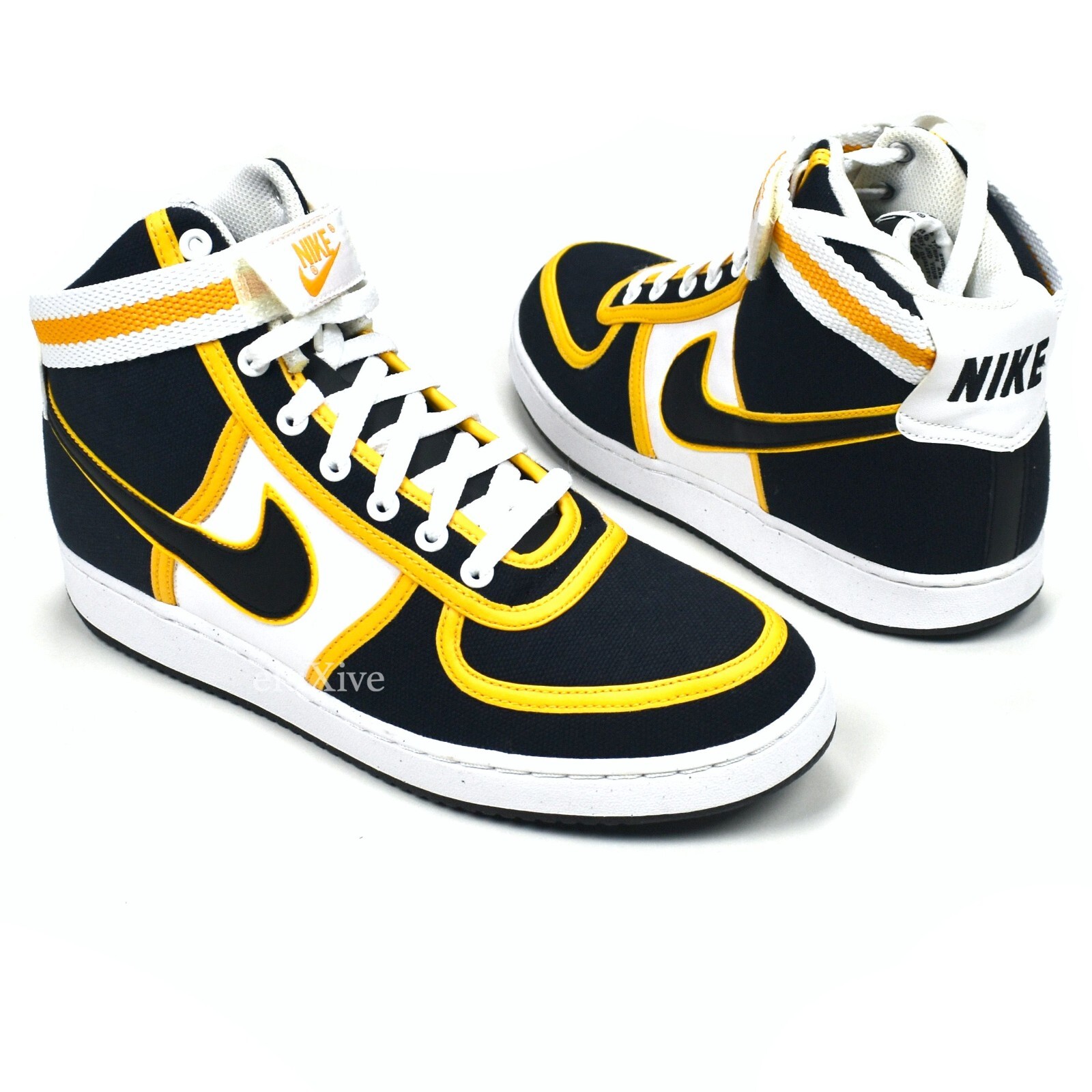 NWT Nike Vandal High Leather Pittsburgh White Black Yellow