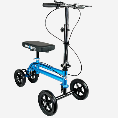 Economy KneeRover® Steerable Knee Walker Metallic Blue - Op