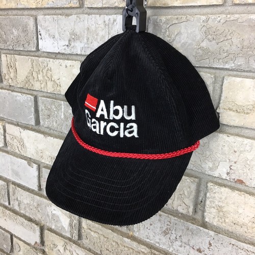 Vintage 90s Abu Garcia Pro Fishing Corduroy Snapback Trucker Hat Vtg Hip Hop OG