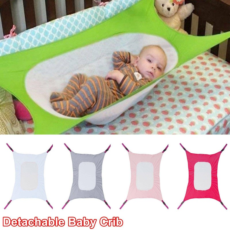 Newborn Baby Hammock Infant Bed Elastic Detachable Baby Cot Crib