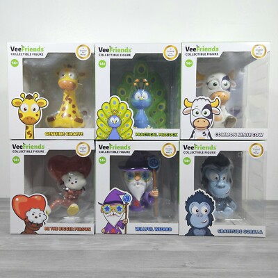VeeFriends Collectible Figures Set of 6 Complete Vinyl Toy Gary Vee New Sealed