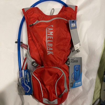 NEW - CamelBak Rouge  Hydration Pack, 85 Oz. Reservoir Quick Fill 18  Length Red