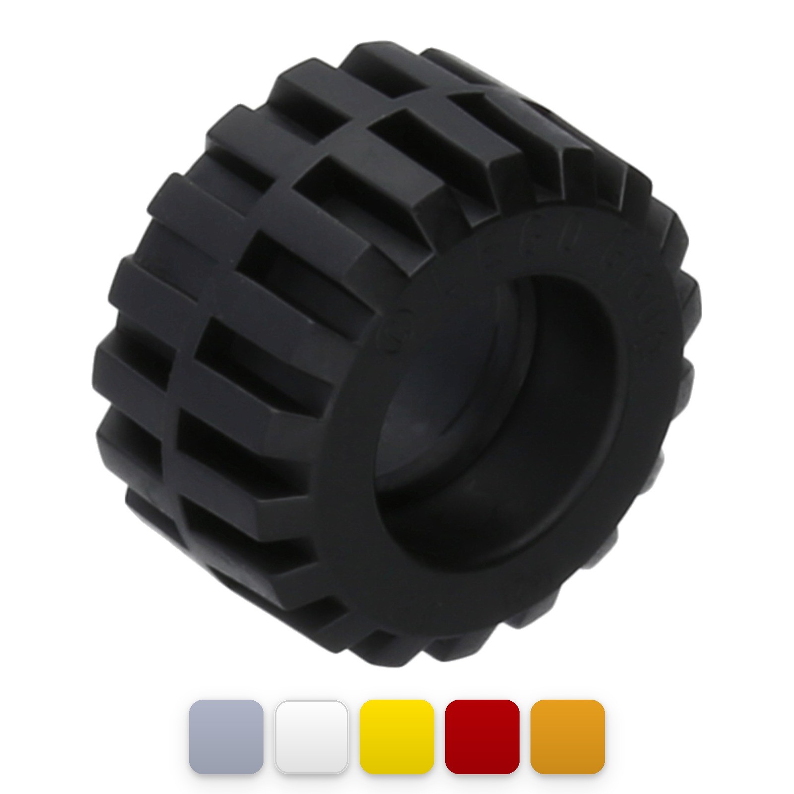 2x LEGO Rad 11mm D. x 12mm, Loch gekerbt für Räder Halter…