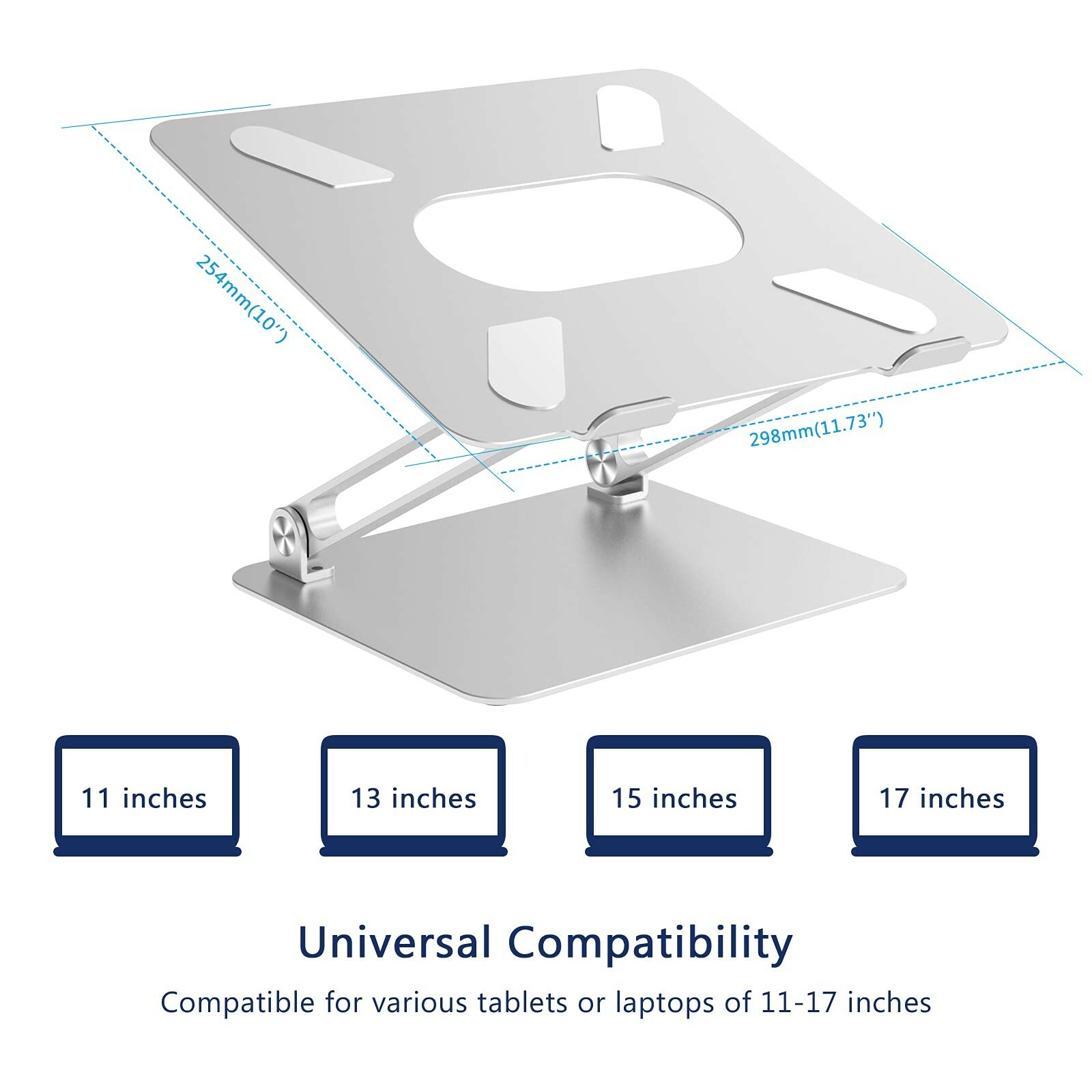 Laptop Stand Ergonomic Aluminium Alloy Computer Riser Adjust