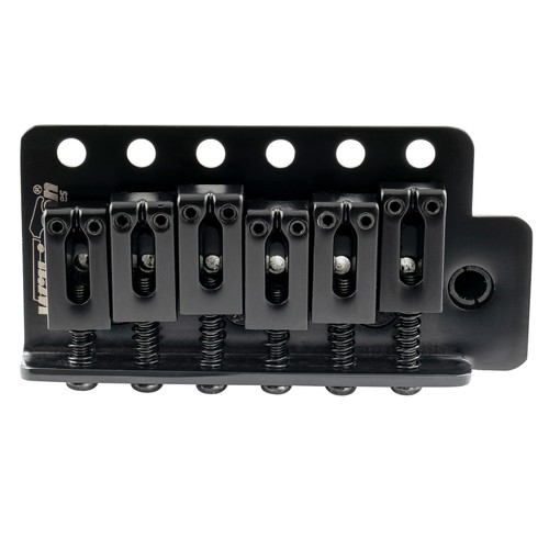 Wilkinson Black 52.5mm 6-Screw Modern Saddle Tremolo Bridge For Strat ST Guitar