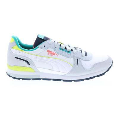 

Puma RX 737 STB 38725701 Мужские белые кожаные кроссовки на шнуровке, Белый, Puma RX 737 STB