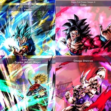 Dragon Ball Legends Account **NEW RARE** [[112 SPARKING CHARACTERS