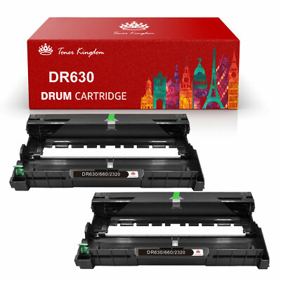 2x DR630 Drum Unit Compatible for Brother HL-L2320D HL-L2340DW L2360DW L2380DW