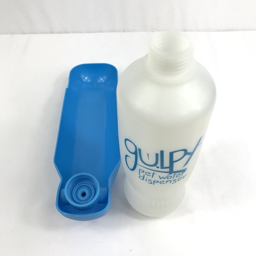 GULPY Water Dispenser for Pet, 20-Ounce, Blue
