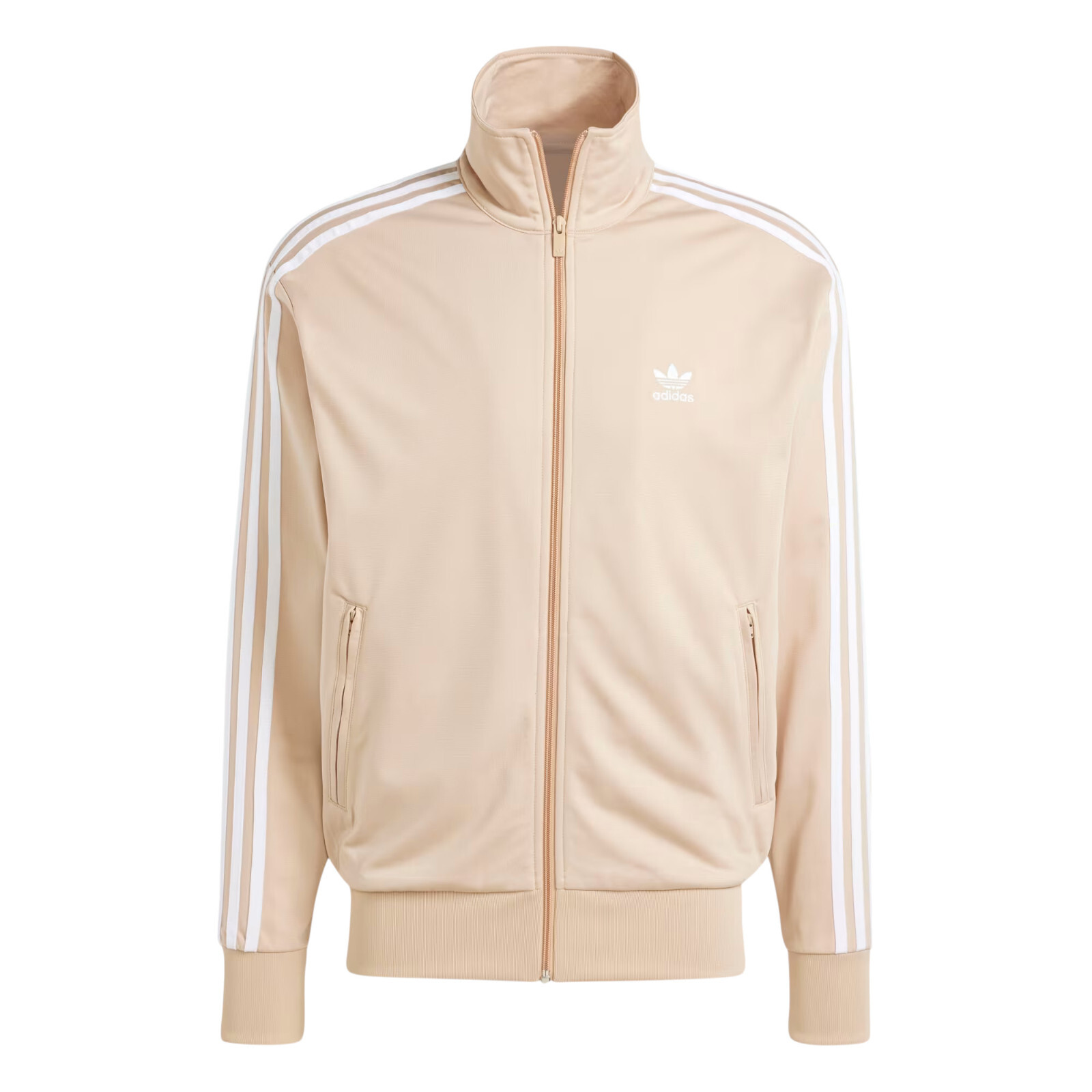 adidas funnel neck track top ベージュ　S adidas Adicolor Funnel Neck Track Top - Beige | Free