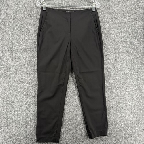 パンツ Theory Wool pants Theory Dress Pants Womens 2 Black Wool High Rise Tapered