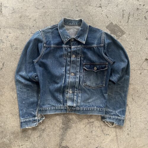Vintage Levis 1950s Type One 506XX Denim Jacket Big E Vintage Levis 1950s Type One 506XX Denim Jacket Big E
