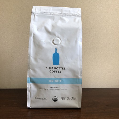 Blue Bottle Coffee Bright Whole Bean Coffee, 12oz Best By 1/