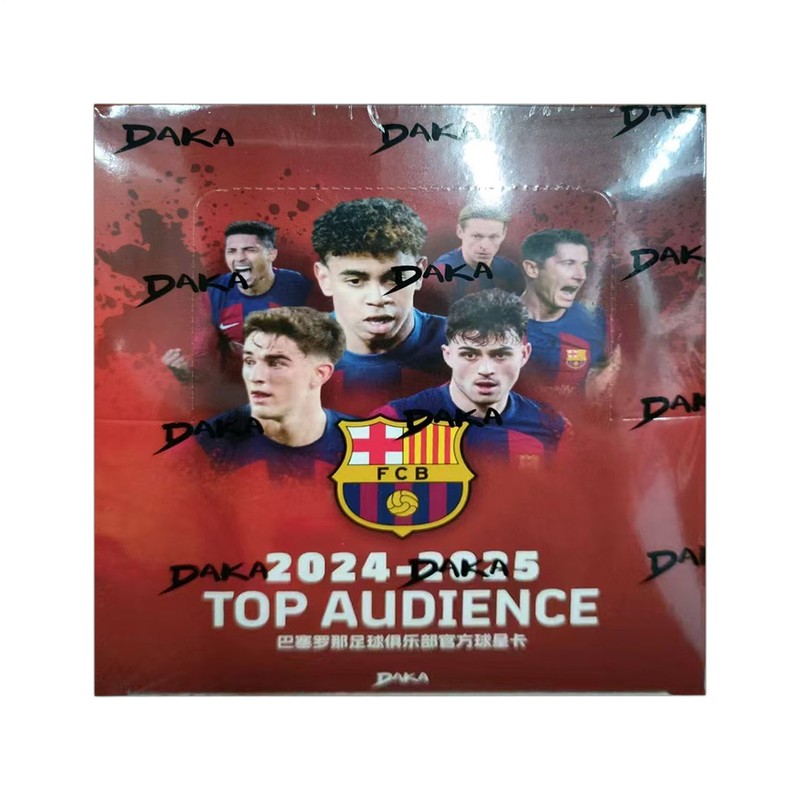 F.C. Barcelona 選手ポスター A4 版　6枚セット 2024-25 DAKA FC Barcelona Top Audience Team Set Sealed Box In