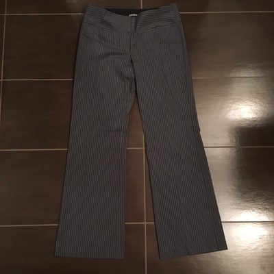 womens navy blue pinstripe pants