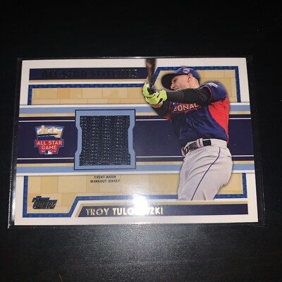 2014 Topps Update All-Star Stitches Troy Tulowitzki Event Worn Patch 