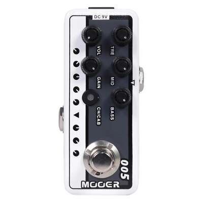 MOOER Micro Preamp 005 Brown Sound 3 - Digital Preamp Effect Pedal
