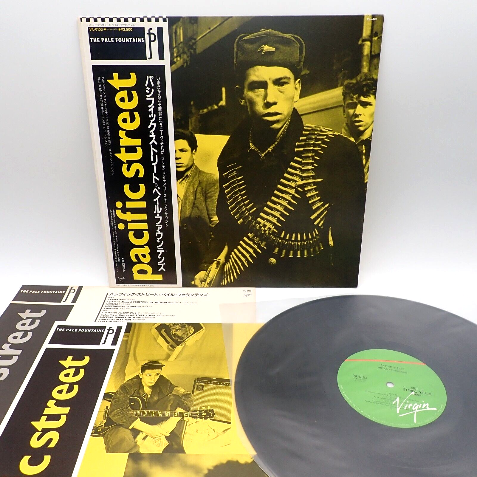【冬バーゲン★】 The VINYL OBI LP Japan Street Pacific ‎– Fountains Pale 洋楽