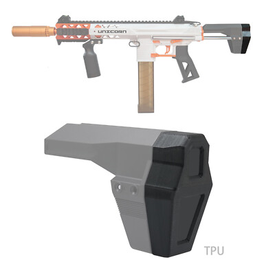 AKBM Printed Soft Buttstock Pad for KM9 Unicorn Foam Blaster