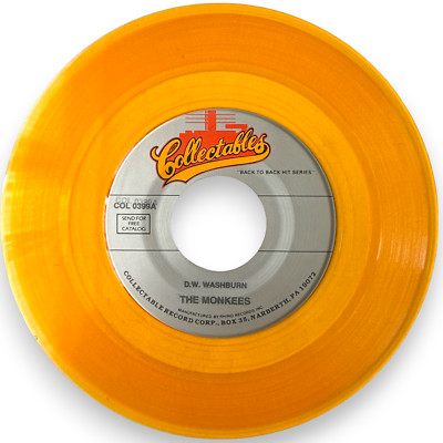 The Monkees - D.W. Washburn / It's Nice To Be With You - 7'' Single Yellow Clear